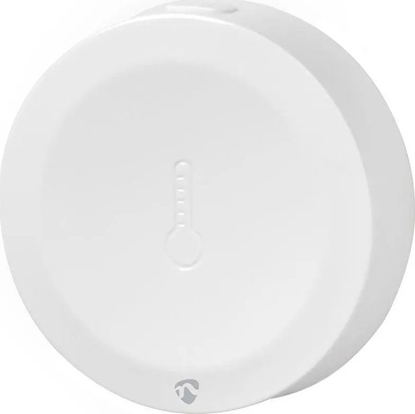 Attēls no Nedis Nedis ZBSC10WT sensory temperatury i wilgotnoci powietrza Wewntrzna Czujnik temperatury i wilgotnoci Wolnostojcy Bezprzewodowy