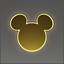 Изображение Neon Yellowpop Disney Mickey Mirror       złoty