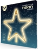 Picture of Dekoracja witeczna Forever Light Neon LED CHRISTMAS GWIAZDA ciepa biaa Bat + USB FLNE22 Forever Light