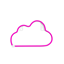 Picture of Neon LED Light CLOUD pink NNE25 Neolia