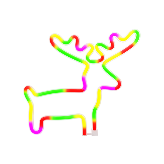 Picture of Neon LED Light ELK multicolor Bat + USB FLNE12 For