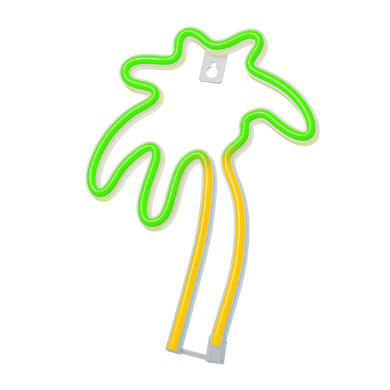 Picture of Neon LED Light PALM green orange NNE04 Neolia