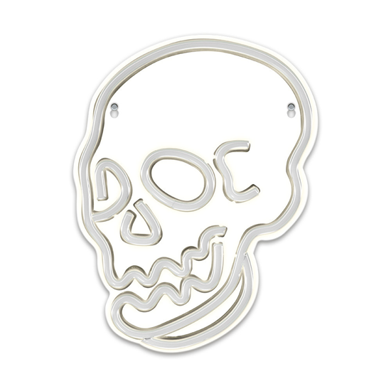 Picture of Neon PLEXI LED SKULL white FPNE07X Forever Light