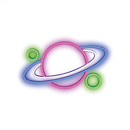 Picture of Neona PLEXI LED PLANET daudzkrāsains FPNE05X Forev