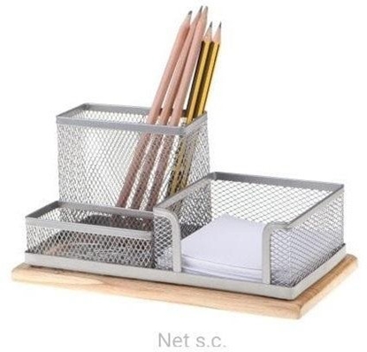 Picture of NET Przybornik srebrny 3A z drewnem