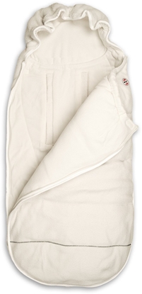 Attēls no New! Lodger Mini Bunker Teddy all-season sleeping bag for car seats Cloud Dancer BKM 101