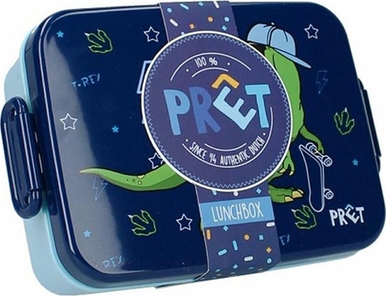 Picture of niadaniówka z przegródk Dino T-Rex Navy Pret