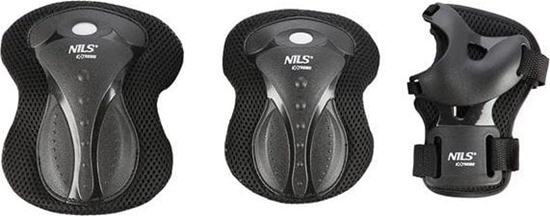 Изображение Nils Extreme H8334 CZARNE ROZM. S ZESTAW OCHRANIACZY NILS EXTREME