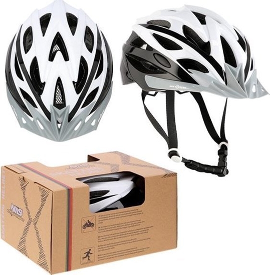 Изображение Nils Extreme MTW210 BIAO-CZARNY ROZM. L (59-65CM) KASK NILS EXTREME