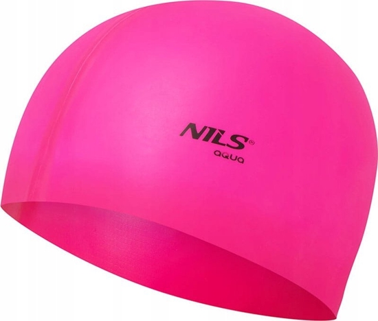 Изображение Nils Extreme NQC JEDNOKOLOROWY PK01 RÓOWY CZEPEK SILIKONOWY NILS AQUA