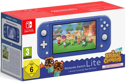 Attēls no Nintendo Switch Lite Blue + Animal Crossing: New Horizons (NSH135)