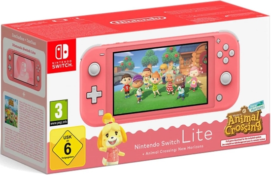 Picture of Nintendo Switch Lite Coral + Animal Crossing: New Horizons (NSH136)