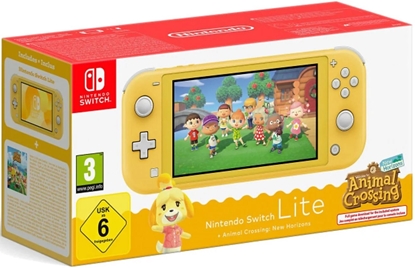 Attēls no Nintendo Switch Lite Yellow + Animal Crossing: New Horizons (NSH138)