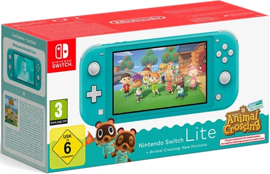 Picture of Nintendo Switch Lite Turquoise + Animal Crossing: New Horizons (NSH137)