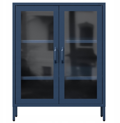 Attēls no Niska witryna GINA, 800 x 1015 x 400 mm, Modern: granatowa
