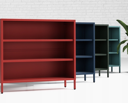 Attēls no Niski rega LUCA, 1000 x 900 x 350 mm, Modern: granatowy