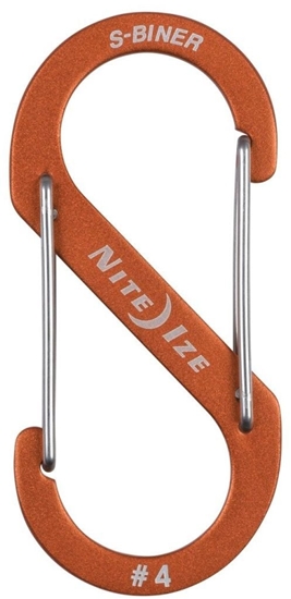 Picture of Nite Ize Karabiczyk S-Biner Dual #4 aluminium pomaraczowy (SBA4-19-R6)