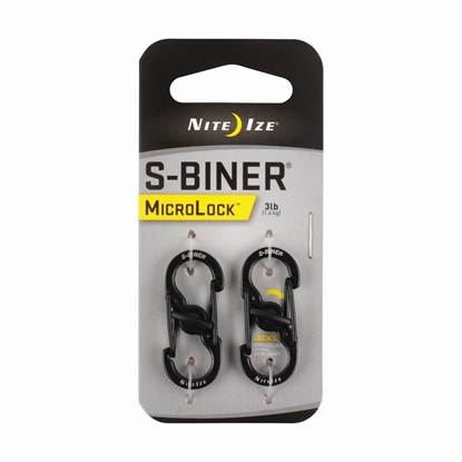Picture of Nite Ize Karabiczyk S-Biner MicroLock stal nierdzewna czarny 2 sztuki (LSBM-01-2R3)