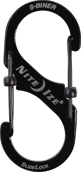 Picture of Nite Ize Karabiczyk S-Biner SlideLock #3 stal nierdzewna czarny-LSB3-01-R6