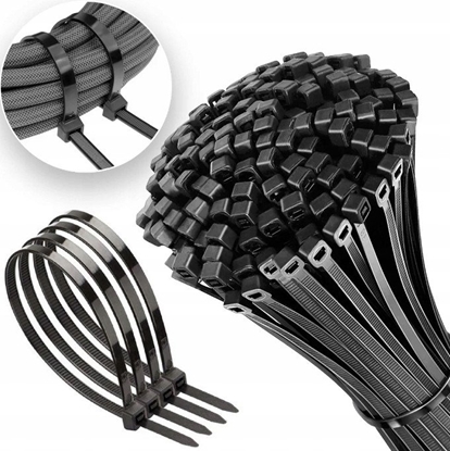 Picture of Nylonowe opaski zaciskowe Gtv HT2C702 2,5 x 200 mm 100 szt. czarny