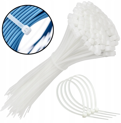 Picture of Nylonowe opaski zaciskowe Gtv HT2C725 3,6 x 300 mm 100 szt. biay