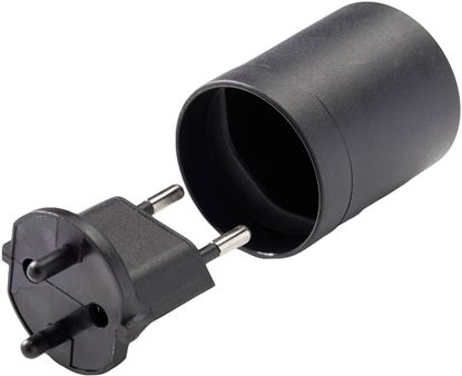 Изображение NN Fixadapter Schweiz Typ 11 auf Konturenstecker (CEE7/VII)