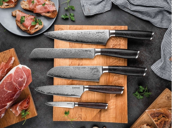 Изображение Nó Boker Meisterklinge Damast Chefs Knife Small