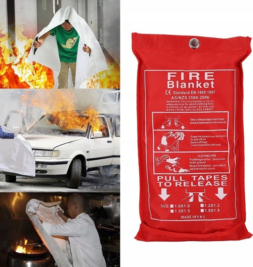 Picture of No Fire NOFIRE Löschdecke NO 120x120 POLY 1C im Polybag