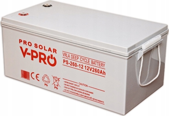 Picture of no name AKUMULATOR VOLT POLSKA D-EEP CYCLE VPRO SOLAR 12V 260AH VRLA BEZOBSUGOWY