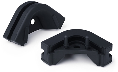 Picture of Noctua NV-MPP1, Anti-vibration gasket, Black, Compatible with most square 120x25mm & 140x25mm Noctua fans., 4 pc(s), 100 mm, 52.5 mm