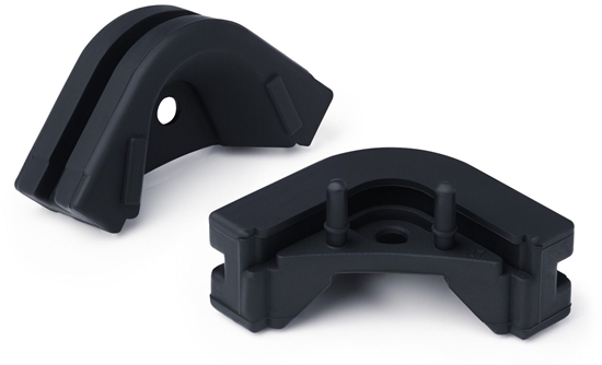 Picture of Noctua NV-MPP1, Anti-vibration gasket, Black, Compatible with most square 120x25mm & 140x25mm Noctua fans., 4 pc(s), 100 mm, 52.5 mm