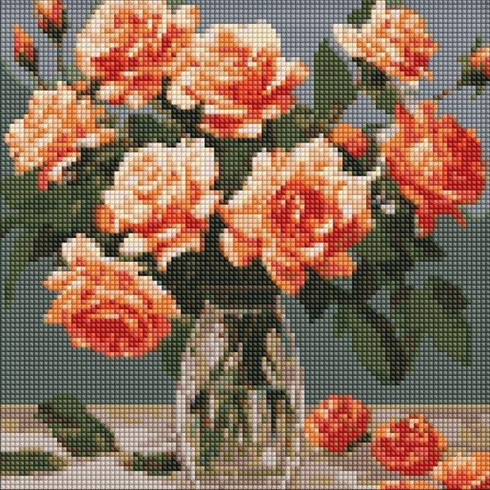 Picture of Norimpex Diamentowa mozaika - Elegancki bukiet 30x30cm