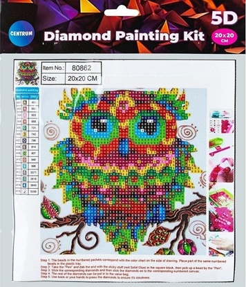 Изображение Norimpex Diamentowa mozaika 5D - Owl 20x20 80862