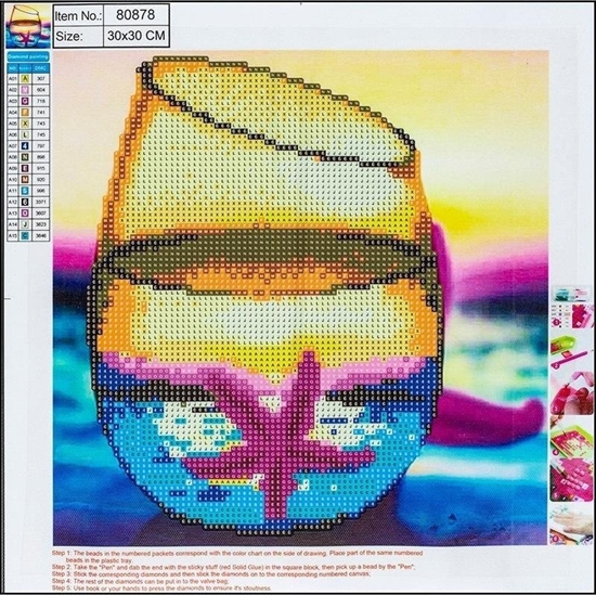 Изображение Norimpex Diamentowa mozaika 5D - Starfish 30x30 80878