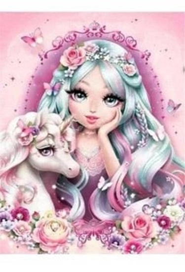 Picture of Norimpex Diamentowa mozaika Ksiniczka i jednoroec 30x40cm 2000324