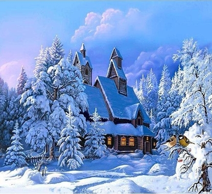 Picture of Norimpex Mozaika diamentowa 5D - Zima 40x30cm