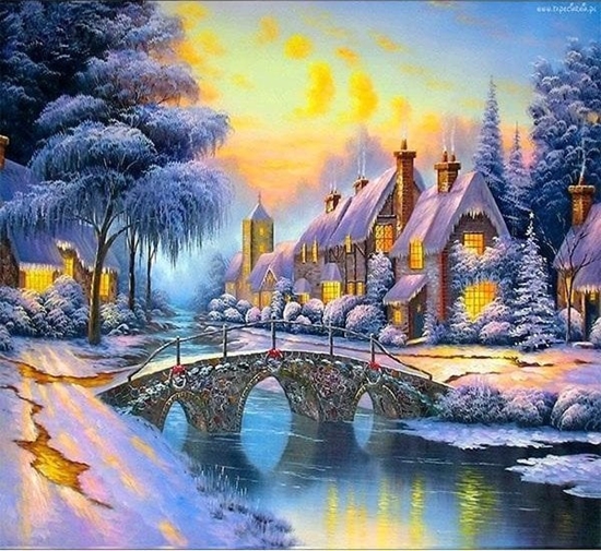 Picture of Norimpex Mozaika diamentowa 5D - Zima 40x30cm