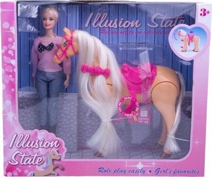 Picture of Norimpex PROMO Lalka z konikiem chodzcym 1003614