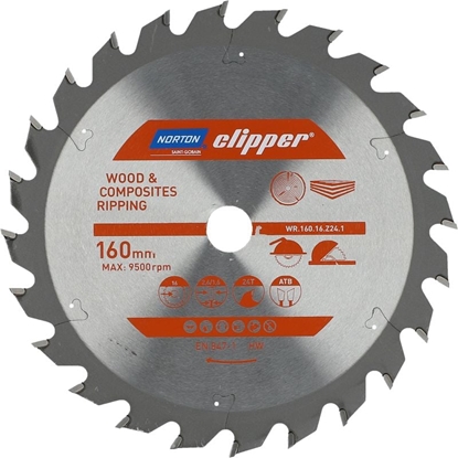 Изображение Norton Clipper Pia tarczowa 160x16mm x 24Z