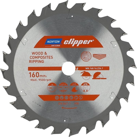 Изображение Norton Clipper Pia tarczowa 160x16mm x 24Z