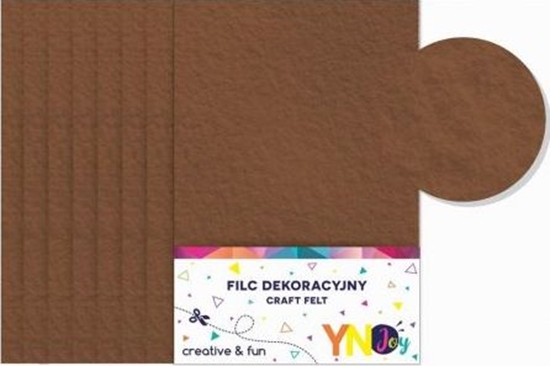 Picture of Noster Filc dekoracyjny brzowy YNJ 8szt NOSTER