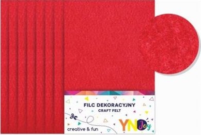 Attēls no Noster Filc dekoracyjny czerwony YNJ 8szt NOSTER