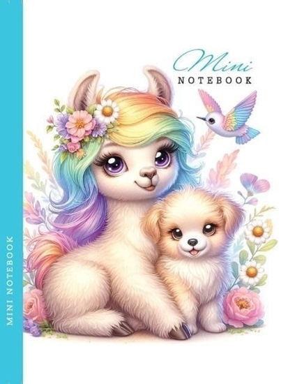 Изображение Notatnik 128x165 48K gadki Lama i piesek