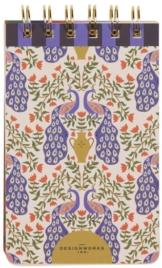 Picture of Notatnik A Dopo Twin Wire Peacock