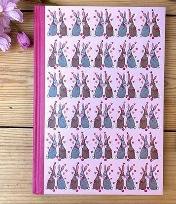 Picture of Notatnik A5 SHB08 Zakochane króliczki TW Wielkanoc