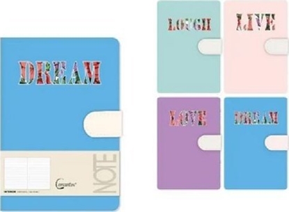 Attēls no Notatnik A5/144K z zamkniciem na magnes dream MIX