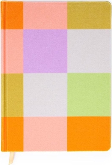 Picture of Notatnik aksamitny Jumbo Journal Velvet Check