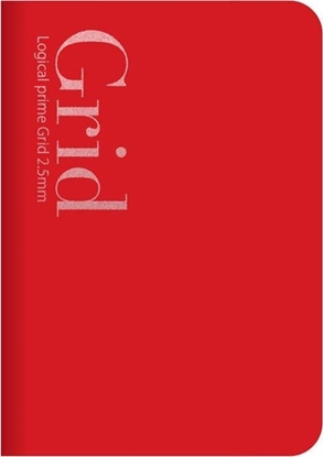 Изображение Notatnik B6 kratka Logical Prime Grid 2,5mm czerw