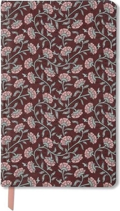 Picture of Notatnik Journal 128K linia Burgundy Vintage Flora