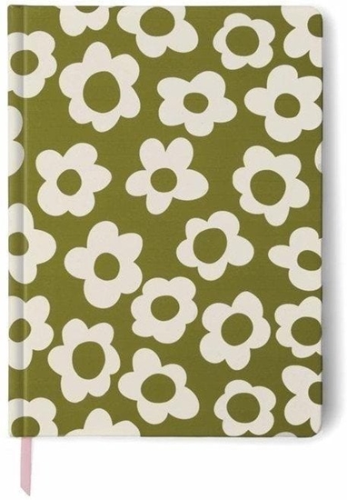 Picture of Notatnik Jumbo Green Groovy Floral